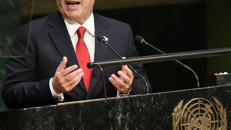 Paraguayn presidentti Horacio Cartes.