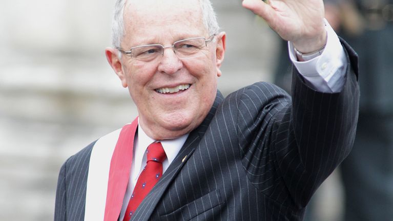 Perun presidentti Pedro Pablo Kuczynski.