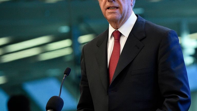 Uruguayn presidentti Tabaré Vázquez.