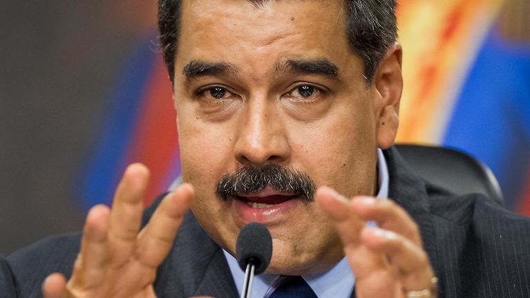 Venezuelan presidentti Nicolás Maduro.