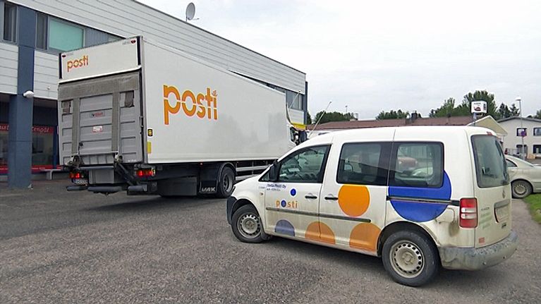 Postin autoja.