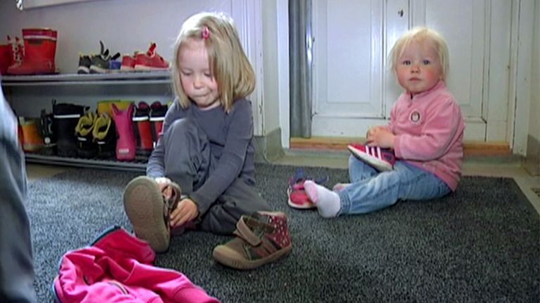 Päiväkodin lapsia