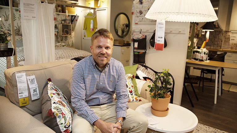 Ikean Suomen maajohtaja Lars Midttun.
