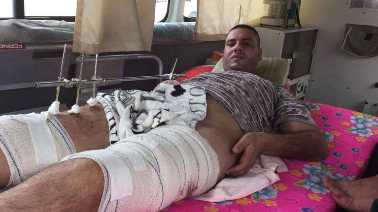 Mohammed Khulbus ambulanssissa Bagdadissa.