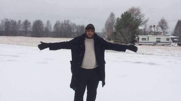 Mohammed Khulbus Suomessa talvella 2015.