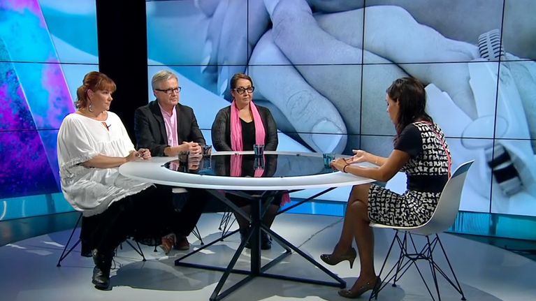 Kuvassa vasemmalta Annina Holmberg, Juha Hänninen, Sari Raassina ja Susanne Päivärinta.