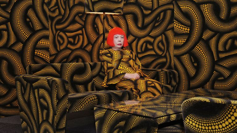 Yayoi Kusaman teos.