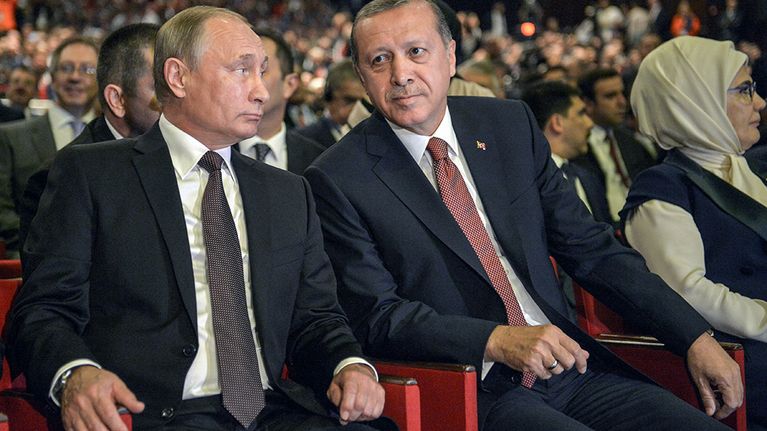 Vladimir Putin ja Recep Tayyip Erdogan