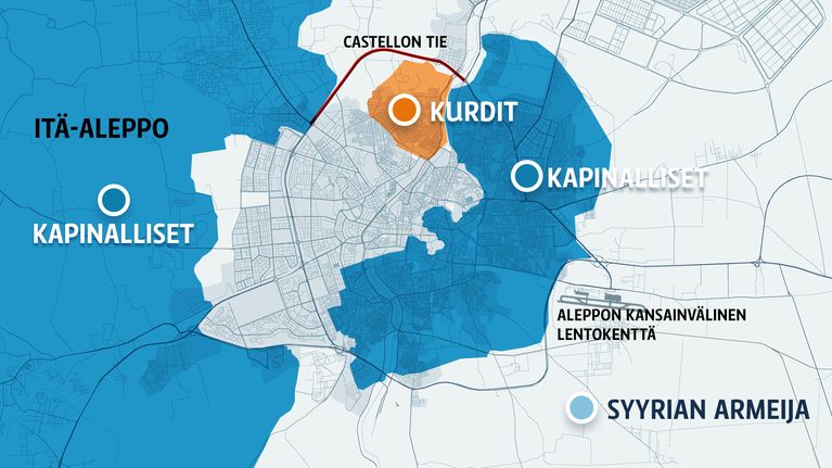 Aleppo kartta