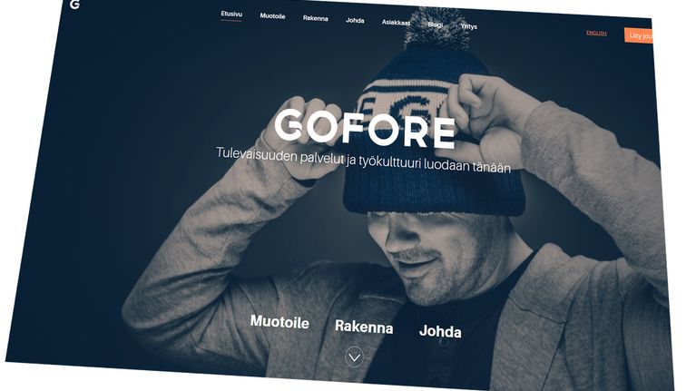 Kuvakaappaus Goforen verkkosivuilta.