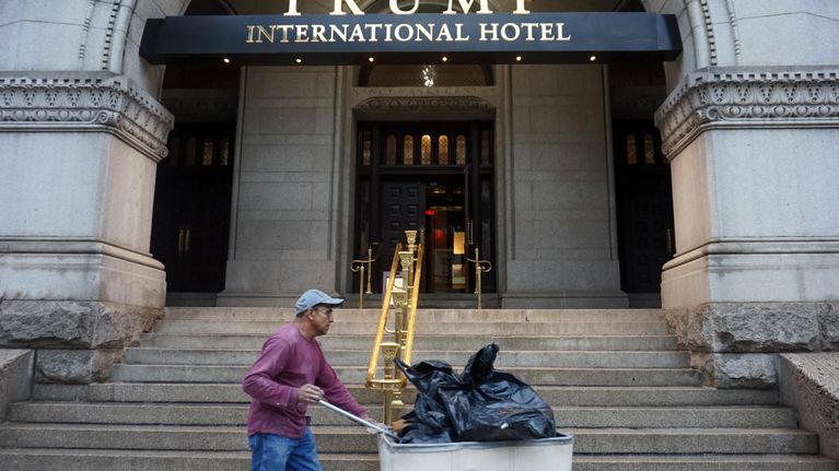 Trump International sijaitsee Washingtonin keskustassa.