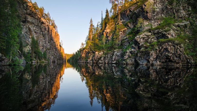 Suomussalmen Hossan kansallispuiston kanjoni