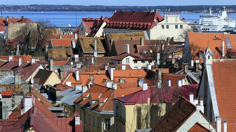 Taloja Tallinnan vanhassakaupungissa.