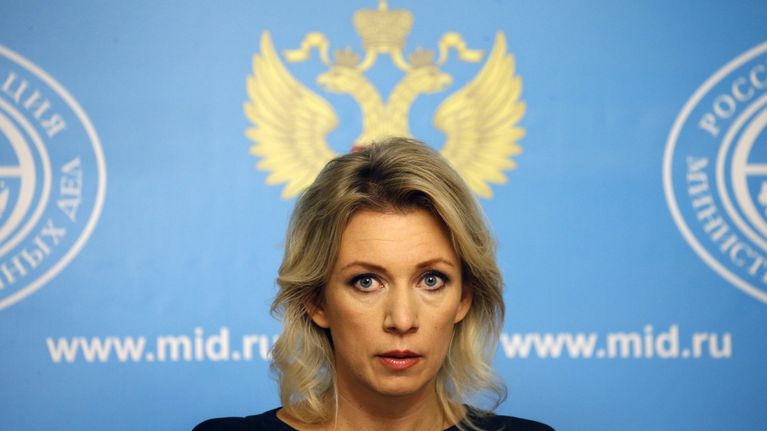 Maria Zaharova.
