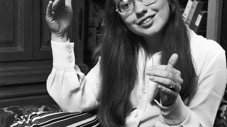 Hillary Clinton Life-lehden haastattelussa Wellesley Collegessa 1960-luvulla.