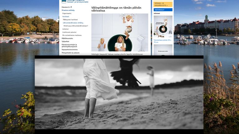 korppi nettisivulla