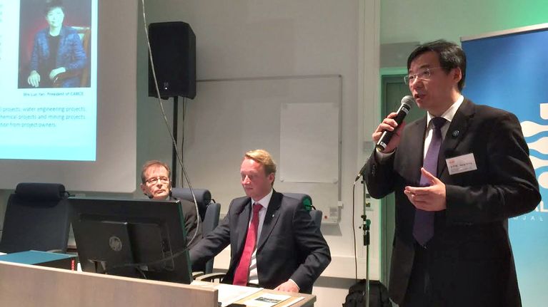CAMCE:n varapääjohtaja Wang Yuhang kertoi kiinalaisyhtiön suunnitelmista Kemijärvellä 17.11.2016