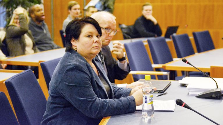 Terhi Kiemunki Pirkanmaan käräjäoikeudessa.