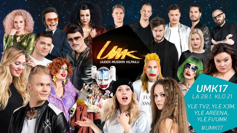 UMK:n kilpailijat ryhmäkuvassa
