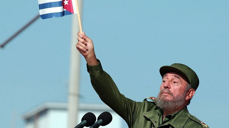 Fidel Castro Havannassa 21. kesäkuuta 2004.