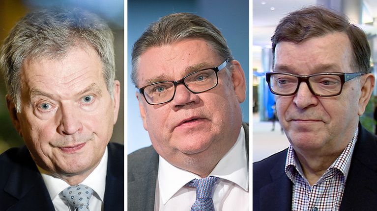 Sauli Niinistö, Timo Soini ja Paavo Väyrynen