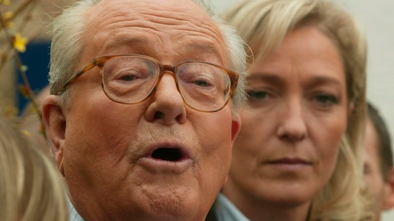 Kansallisen rintaman perustajan Jean-Marie Le Penin ja tyttären, puolueen nykyisen puheenjohtajan Marine Le Penin välit ovat katkenneet.