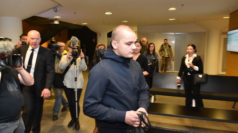 Jesse Torniainen Helsingin käräjäoikeudessa keskiviikkona.
