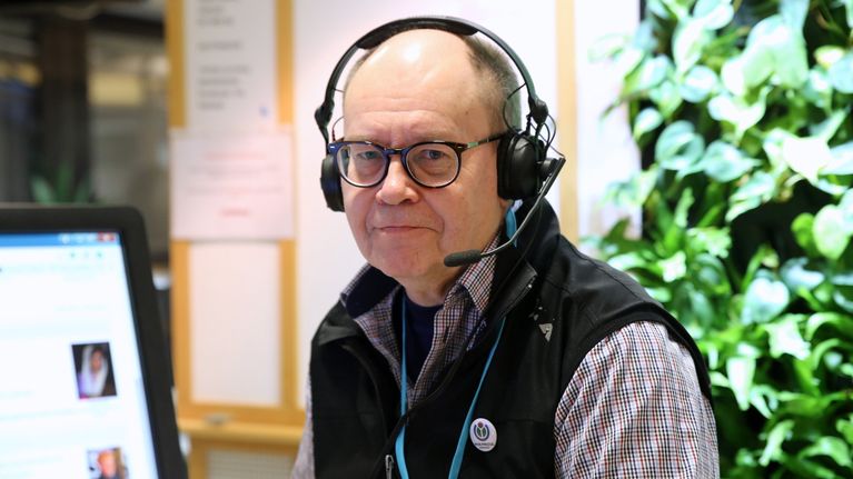 Wikimedia Suomen puheenjohtaja Heikki Kastemaa.
