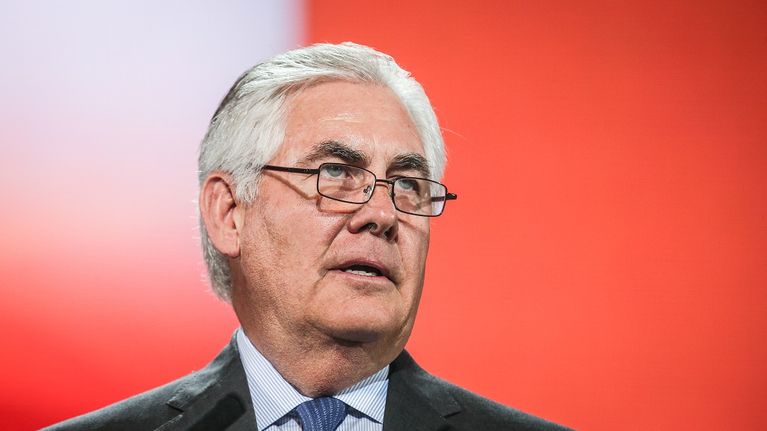 Rex Tillerson on Trumpin hallinnon ulkoministeri. 