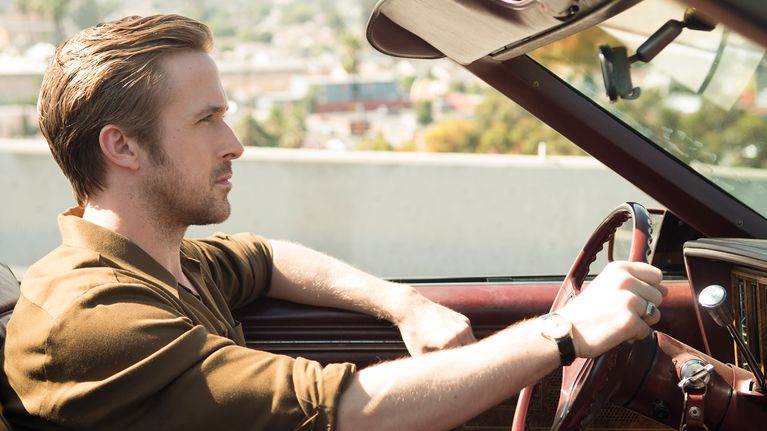 Ryan Gosling musikaalielokuvassa La La Land.