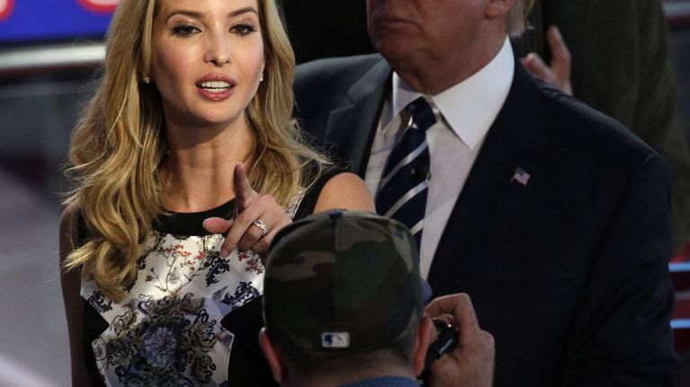 Ivanka Trump ja Donald Trump.