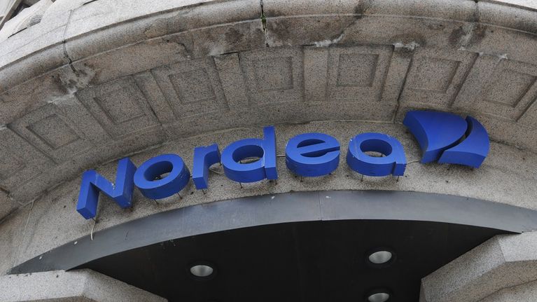 Pankkikonserni Nordean konttori Helsingissä.
