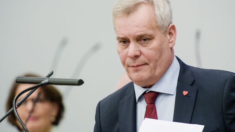 SDP:n puheenjohtaja Antti Rinne.