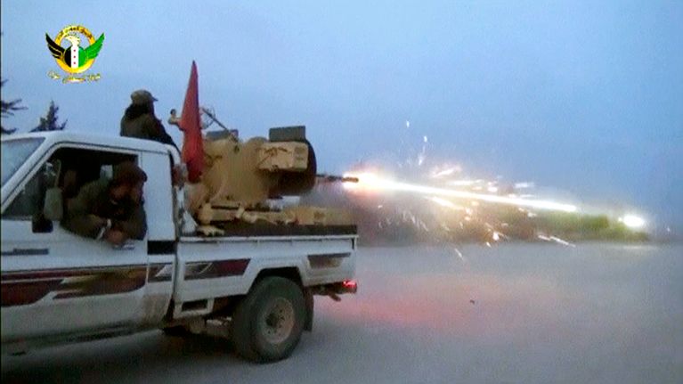 Reutersin välittämää kuvaa Pohjois-Syyrian al-Babista.