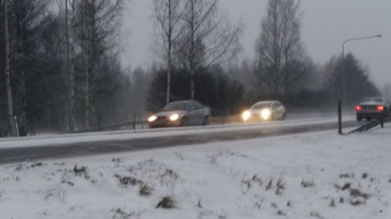 Lumisade Pori liikenne