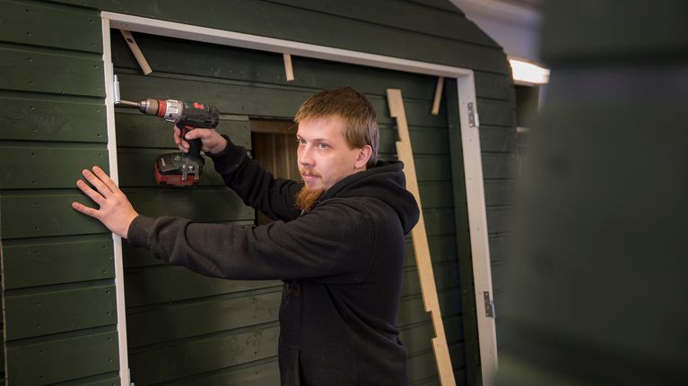 Sami Alakoivula Sastamalan Työteekissä.