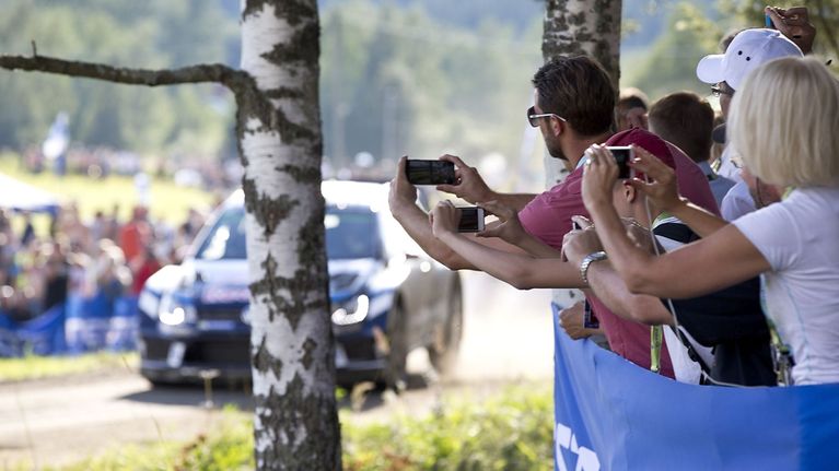 Suomen MM-ralli 2016 Jyväskylässä.