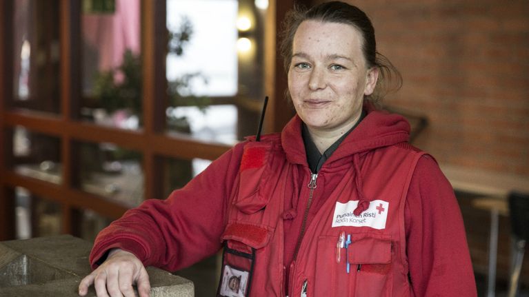 Evitskogin vastaanottokeskuksen ohjaaja Yvonne Sandström