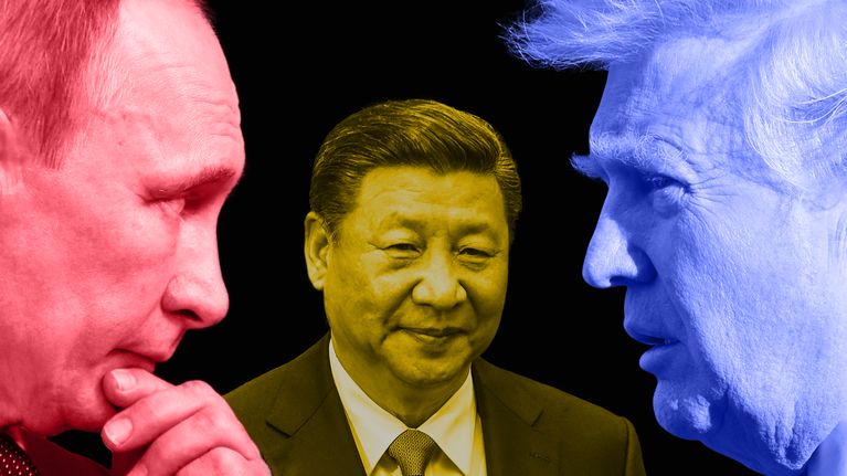Putin Xi Trump
