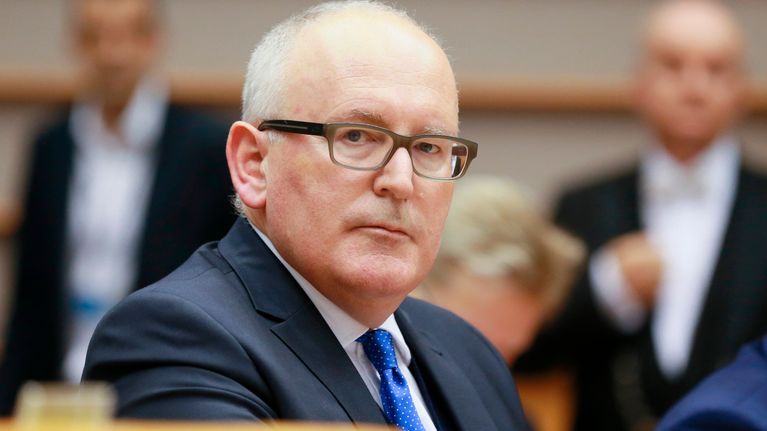 Komission varapuheenjohtaja Frans Timmermans osallistui Unkari-keskusteluun Euroopan parlamentissa.