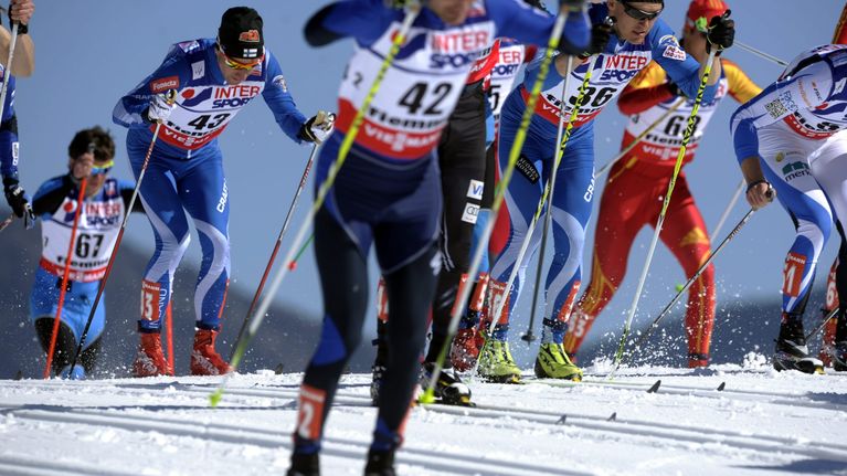 Sami Jauhojärvi Val di Fiemmen MM-hiihdoissa 2013.