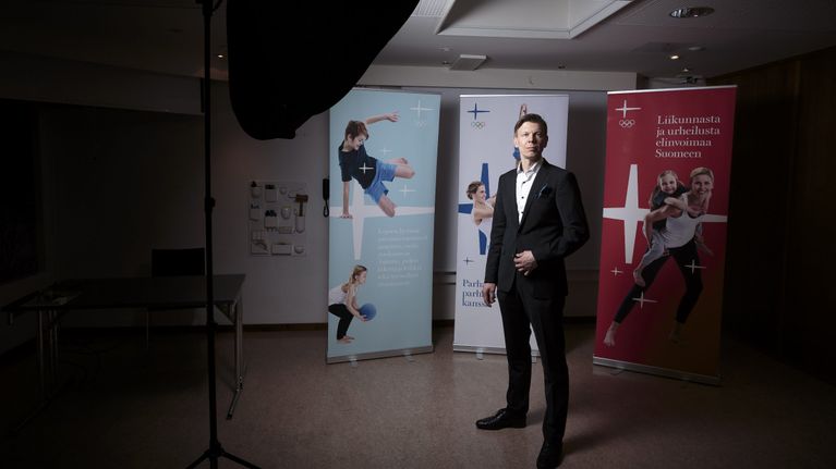 Olympiakomitean toimitusjohtaja Mikko Salonen