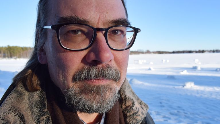 Suomen luonnonsuojeluliiton Kainuun piirin kaivosvastaava Antti Lankinen.