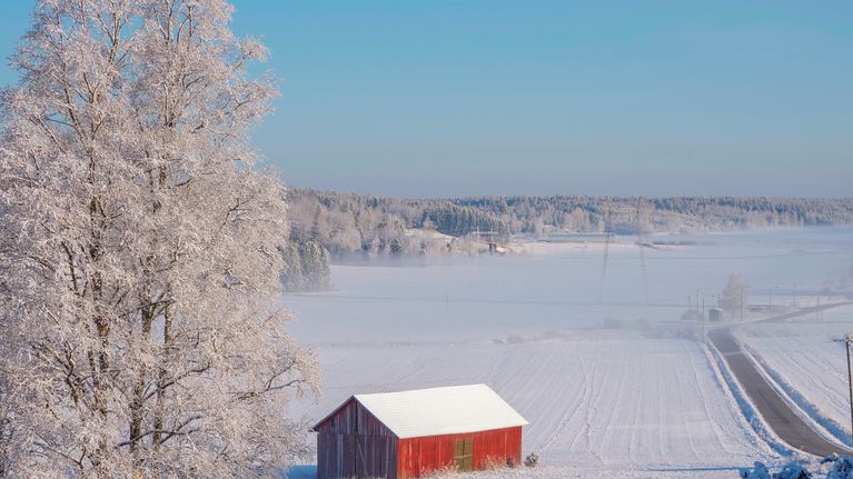 luminen maalaismaisema 