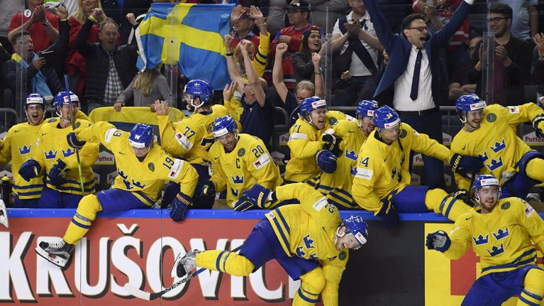 Ruotsi juhlii maailmanmestaruutta.