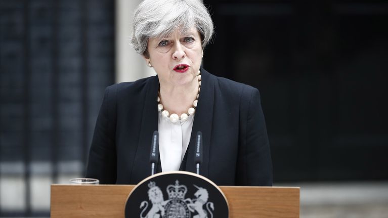 Theresa May.