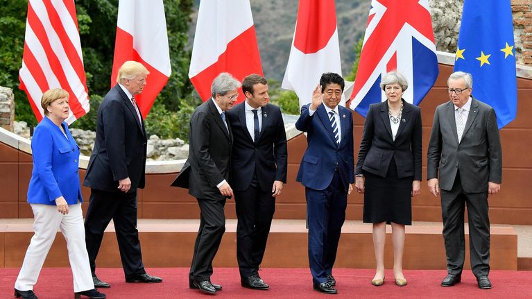 G7-maiden johtajat 
