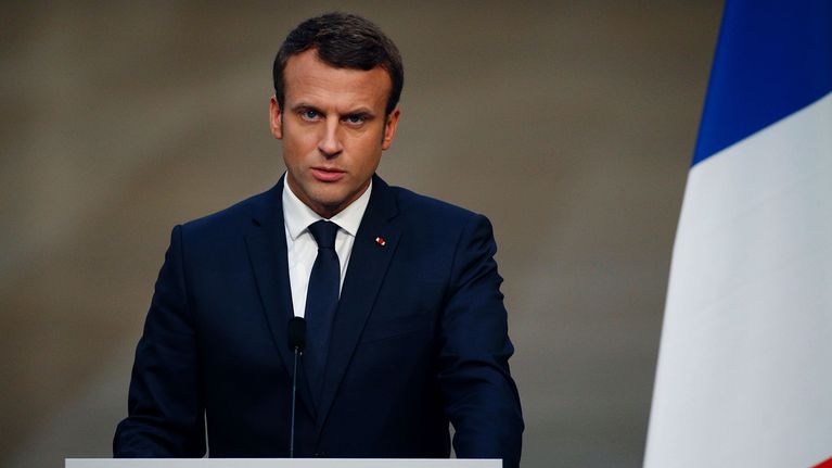 Ranskan presidentti Emmanuel Macron