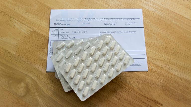 Maitohappobakteerikapseleita ja lasku