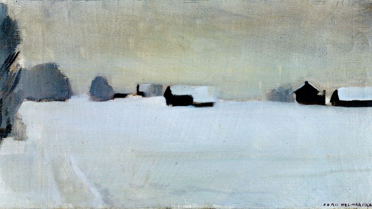 Eero Nelimarkka: Talvipäivä Alahärmässä 1942